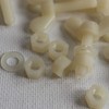 50x Nylon Butterfly, Wing Nut with Thread, Machine Screws, Includes