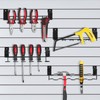 MOJIEZUO 8 Pcs Slatwall Screwdriver Holder Tool Hangers Stainless Steel