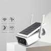 Outdoor Wireless Solar Security Camera with WiFi, Solar Panel, Night