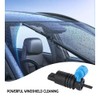 MACHSWON Black Windshield Washer Pump Double Hole Car Windshield Wiper