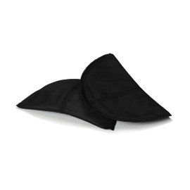 Dritz 103562 53078-1 Shoulder Pads, Covered Set-in, 1/2-Inch, Black