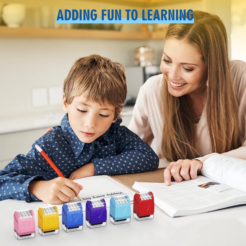 Dashed Handwriting Lines Practice Roller Stamp Parents and Teachers Roller