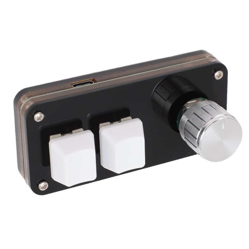 Macro Programming Keyboard Professional 2 Keys 1 Knob Blue Switch