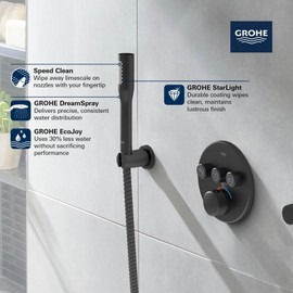 Euphoria Cosmopolitan Handheld Shower Head, Starlight Chrome