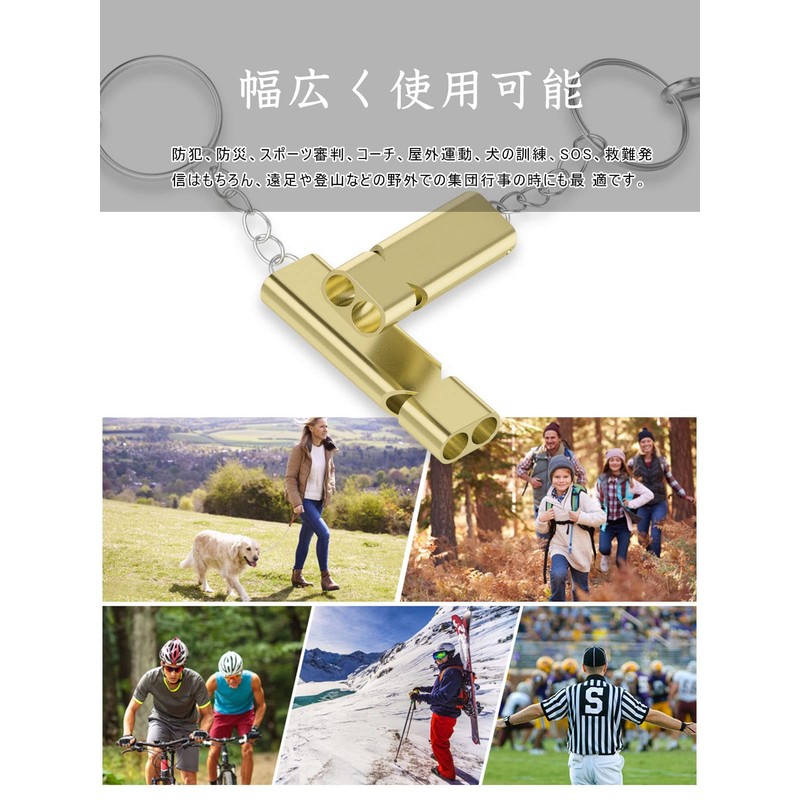 PolySky Emergency Whistle With Lanyard, Disaster Preparedness, Outdoor, School, Gym,