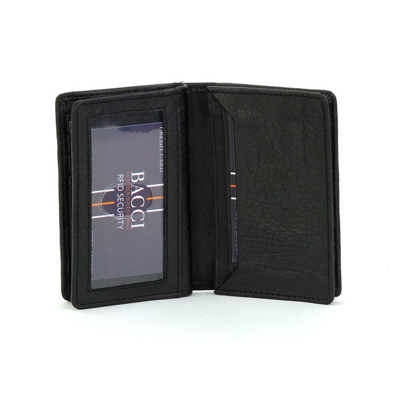 BACCI Bifold Wallet - Timeless RFID blocking Leather Wallet for