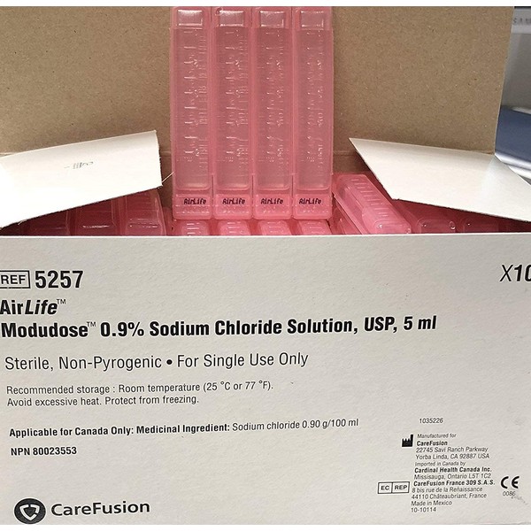 Carefusion 0.9% Sodium Chloride Solution 5ml 100pk