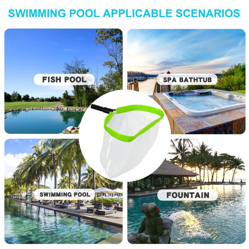 Pool Net,Professional Ultra Fine Mesh Pool Leaf Skimmer Nets for