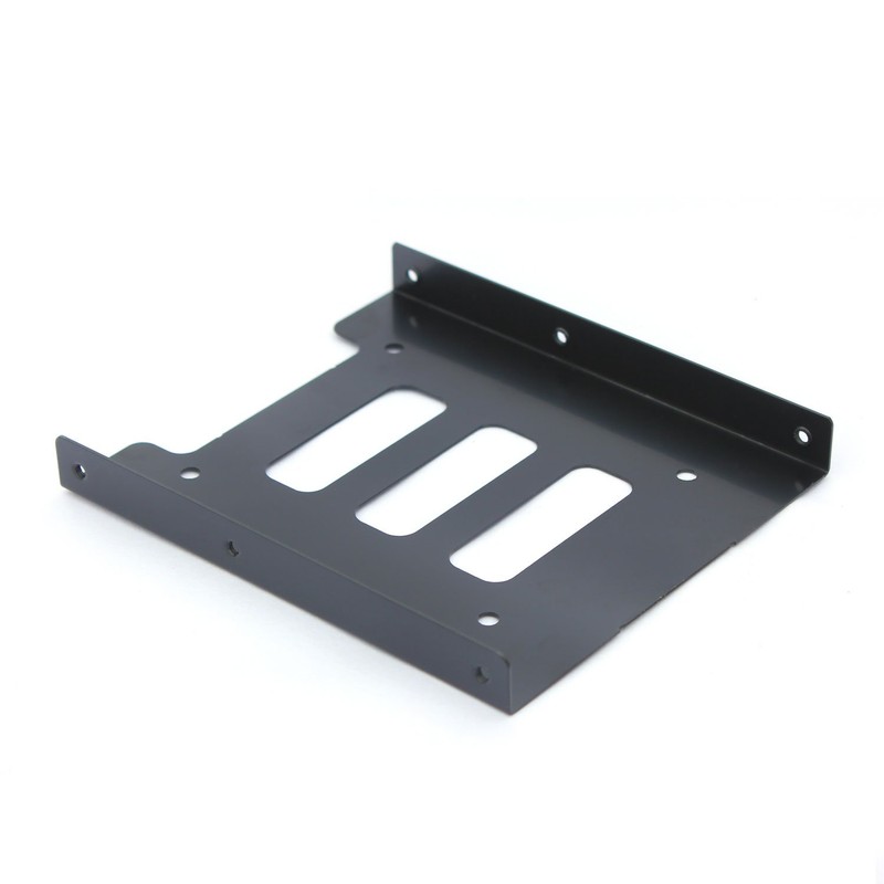 2.5 inch SSD HDD to 3.5 inch Black Metal Mounting