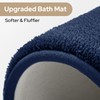 HOMEIDEAS Upgraded Bathroom Rugs Set 3 Piece, Extra Thick Absorbent