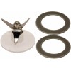 Blendin Replacement Blender Blade with 2 Gaskets, Compatible with Cuisinart