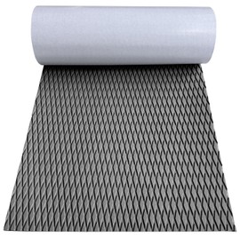 Hjdeck Boat Flooring EVA Foam Boat Decking Marine Carpet Foam Boat Flooring Sheet Self-Adhesive Dark Grey Marine Flooring for Fishing Boat Kayak Yacht RV Swimming Pool Golf Cart 47.2"x16.1"