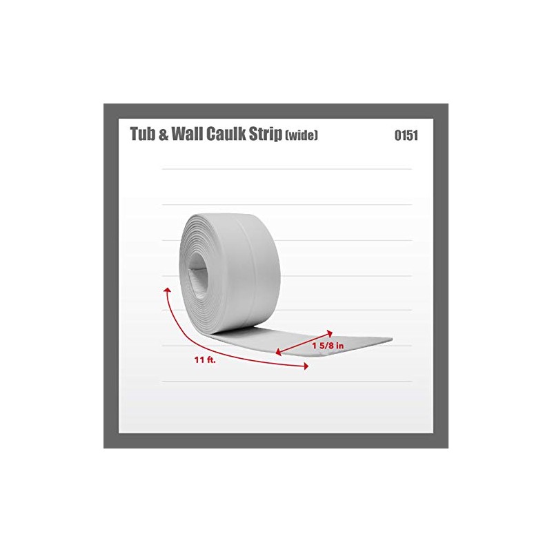 Red Devil 0151 (Wide) 1-5/8 in. x 11 ft. Tub