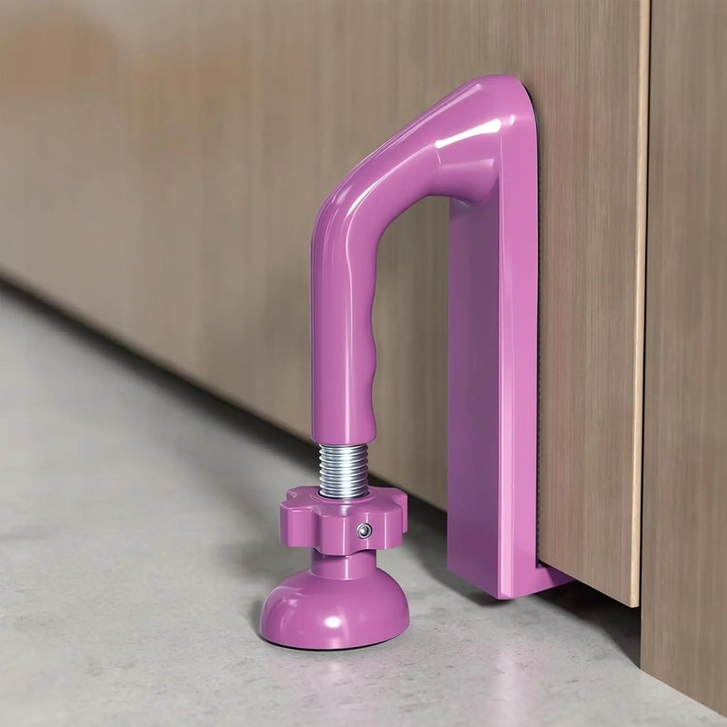 Portable Door Stopper for Travel and Home – No-Drill Metal