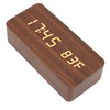 LED Wood Digital Alarm Clock 3 Level Brightness Electronic Clock