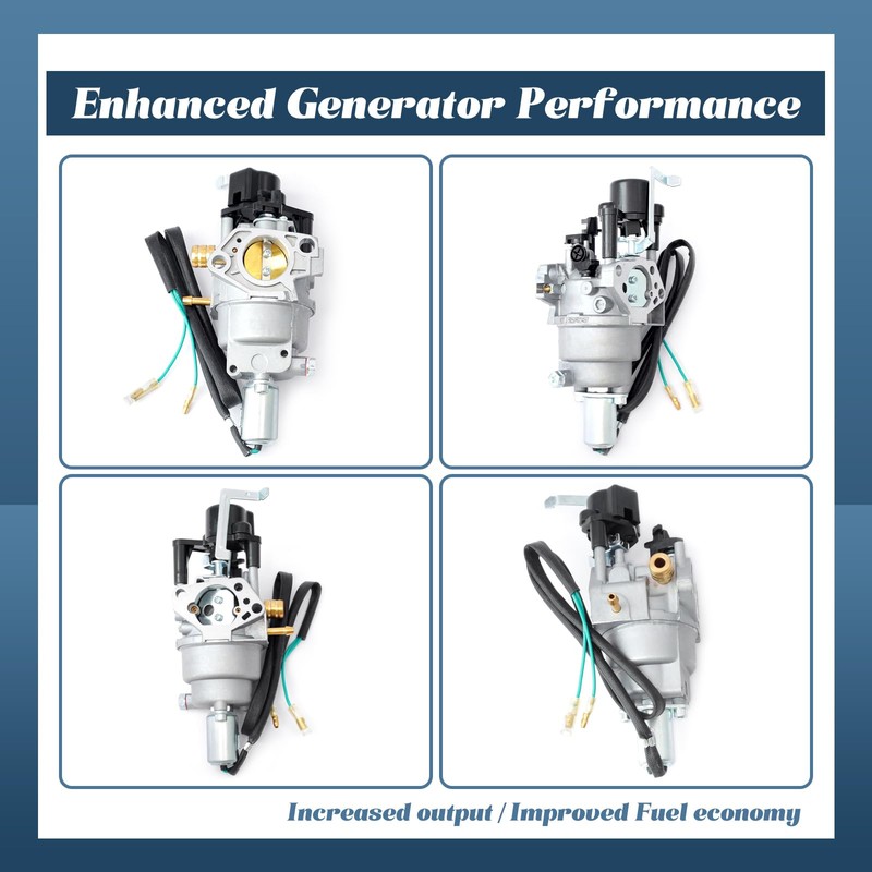 Carburetor Kit Compatible with Westinghouse WGen9500DF WGen9500DFC Portable Generator Dual