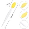 5 Pcs Facial Cleansing Brush,Lip Scrub Brush,Silicone Face Mask Brush