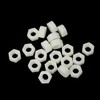 Increased Fire Hex Nuts Nylon Material M8 20 Pack Plastic