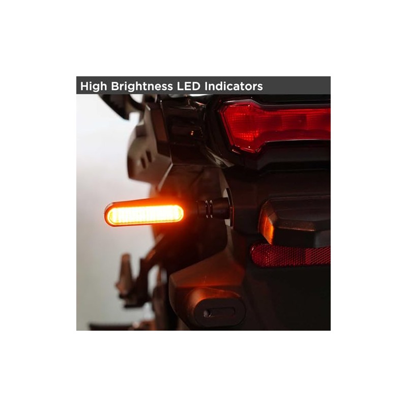 evermotor Motorcycle Indicator, Universal 12 V LED Indicator Motorcycle E