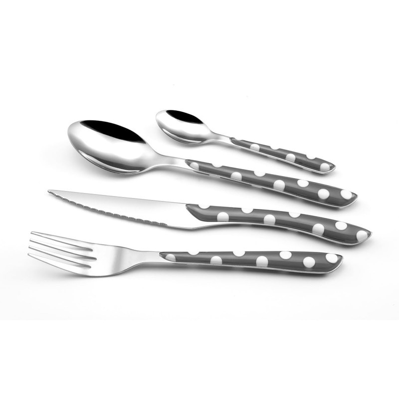 Amefa ECLAT Cutlery for 4 People, Stainless Steel with High-Quality