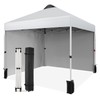 10x10 Pop Up Canopy Tent with Two Side Walls, Commercial