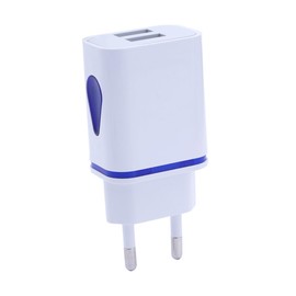 Operitacx USB Wand Ladegerät Wasserfallform LED Dual USB Port für Smartphones Kompatibel mit Geräten für Schlafzimmer Bad Mehr