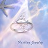 S925 Sterling Silver Stingray Sea Animal Open Ring Manta Ray