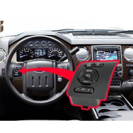 Car Steering Wheel Cruise Control Switch Module Compatible with F ord F250 F350 F450 F550 2011 2012 2013 2014 2015 2016 Replacement for BC3T-9E740-EEW Left Side