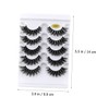 Outanaya 5 Pairs False Eyelashes Makeup Lash Decors for Party