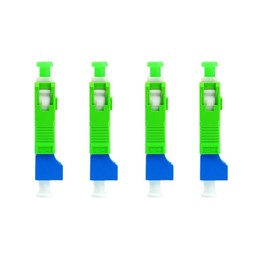 TXWTXPJ-4pcs SC/APC Male to LC/UPC Female Adapter Connector,Single Mode 9/125μm SC/APC Male to LC/APC Female Hybrid Optical Fiber Adapter Connector for Optical Power Meter