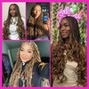 Human Braiding Hair for Boho Braids 110g 22 Inch Highlight