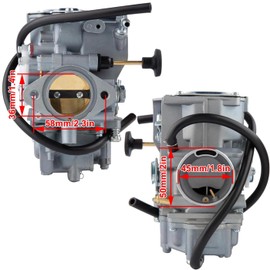 YFM350 Carburetor for Yamaha Warrior 350 1987-2004, Yamaha Big Bear 350 Carb 1987-1998 with Intake Manifold