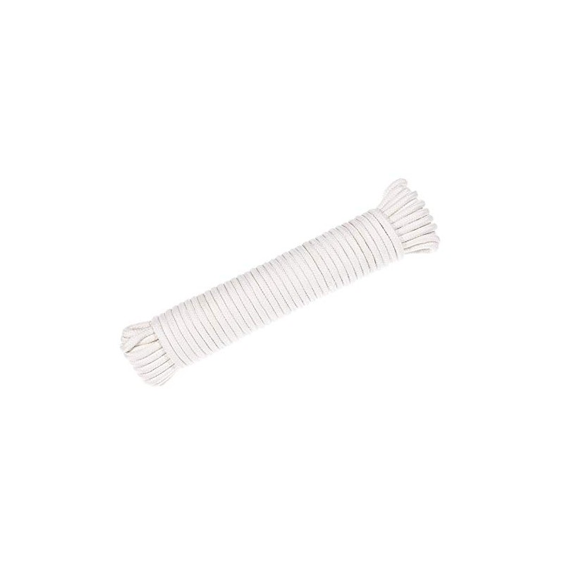 GOLBERG G Polyester Clothesline (3/16 Inch, 50 Feet, White) -