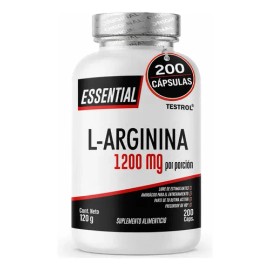 L Arginina Essential | Suplemento Aminoácido 1200mg Cápsulas Puras Apoyo al Rendimiento Físico y Recuperación Mejorada Sin Estimulantes para Energía d