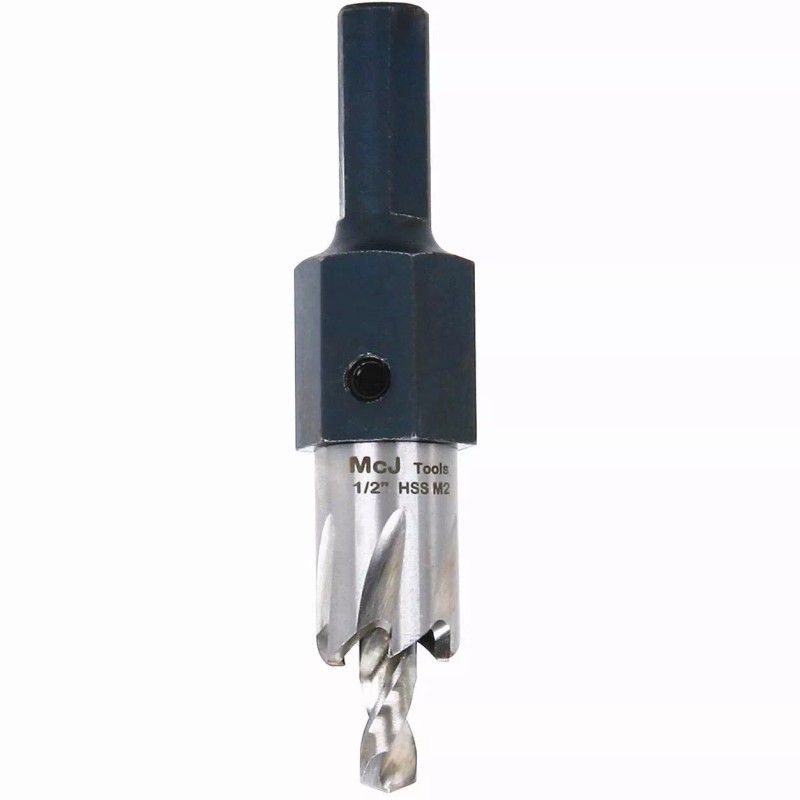 McJ Tools 1/2 Inch HSS M2 Drill Bit Hole Saw