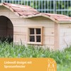 Kerbl Nature Plus House with Gently Curved Roof, Brown, 30