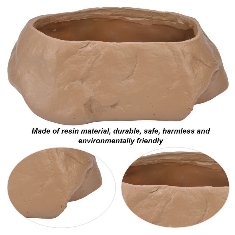 Reptile Shelter House Resin Aquarium Cave DIY Artificial Fish Tank