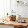 FALUCKYY 6 PCS Plastic Candy Jars with Lids, 2.2L 74oz