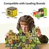 100PCS Magnetic Tiles Army Men, Military Magnetic Building Blocks with