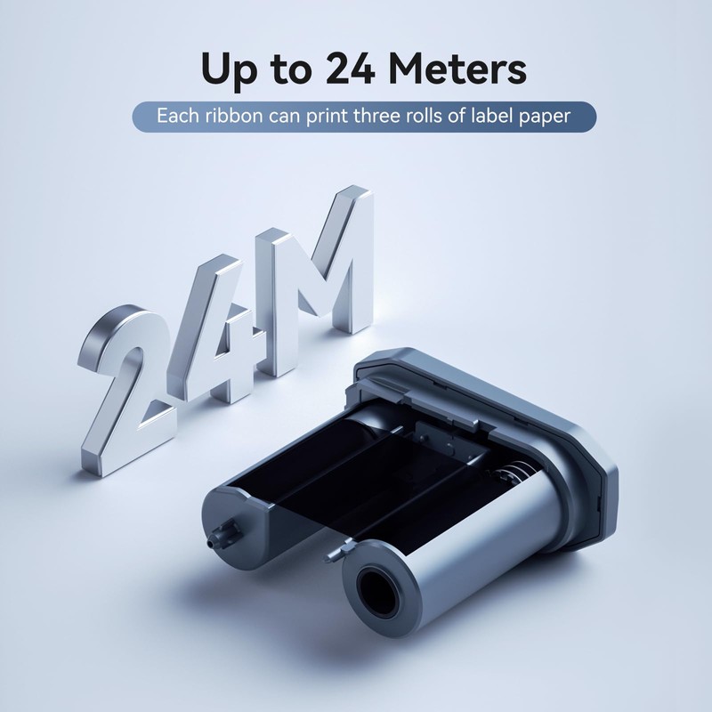 NIIMBOT Compatible Labeling Ribbon, Replacement Refill Tapes, Only for M2