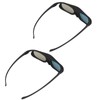 2Pcs 144Hz 3D Active Shutter Glasses DLP LinK LCD Lens