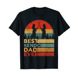 Mens Best Kendo Dad Ever Funny Vintage Kendo Father's Day T-Shirt