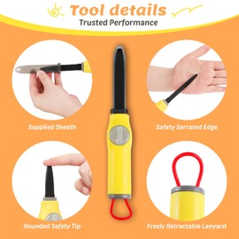 Cardboard Cutter Tools for Kids - 153 Pcs Kids Safe Cardboard Cutter with Saws, Fold-Roller, Cut Resistant Gloves, Tape Measure & More, Construction Toys Kit for 5+ Boys and Girls