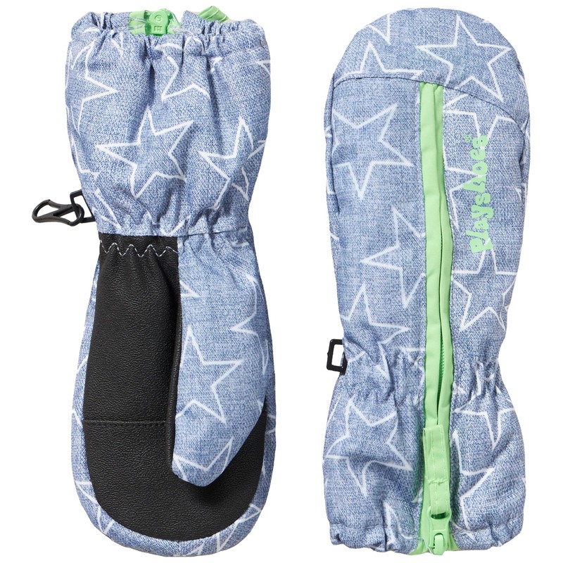Playshoes Unisex Children's Mittens Winter Gloves, Star zip