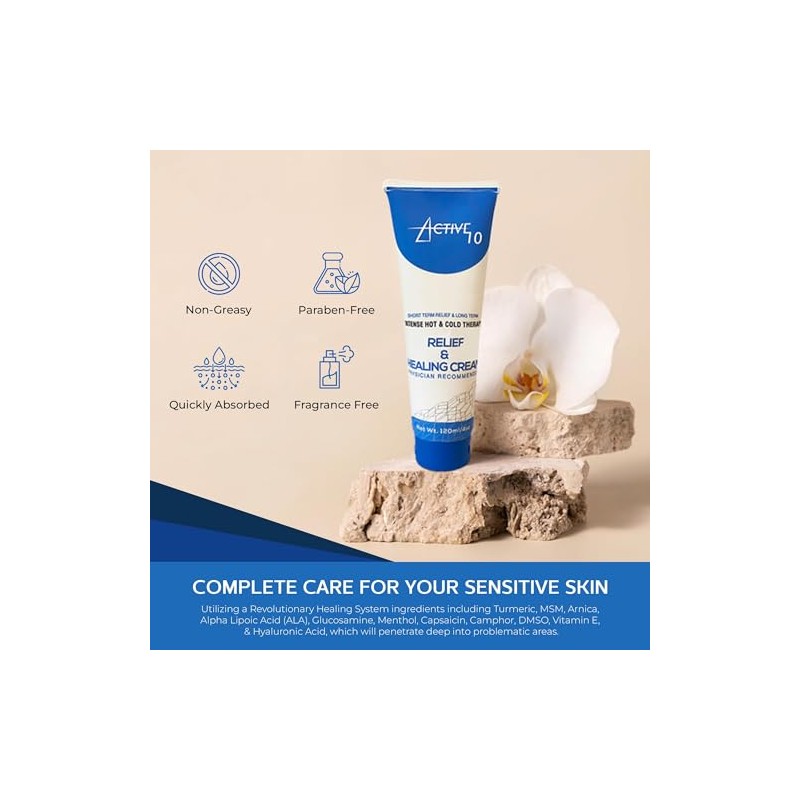 Relief and Healing Cream, 4 OZ