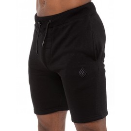 989Zé ENZO - Pantalones cortos deportivos para hombre, de forro polar, de algodón, con bolsillos, para correr, Negro -, X-Large