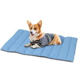Heeyoo Outdoor Dog Bed, Water Proof Camping Dog Bed, Machine Washable and Portable Travel Dog Bed, Foldable Outdoor Pet Bed for Small, Medium, and Large Dogs, Outdoor Dog Mat