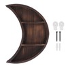 Moon Shelf Room Decor Wall Mounted Crescent Moon Shelf Wooden