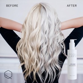 Roze + Quartz® Dyve Deep Shampoo • Ultra Purple Toning Wash for Blonde, Silver + Highlighted Hair (8.5 oz)