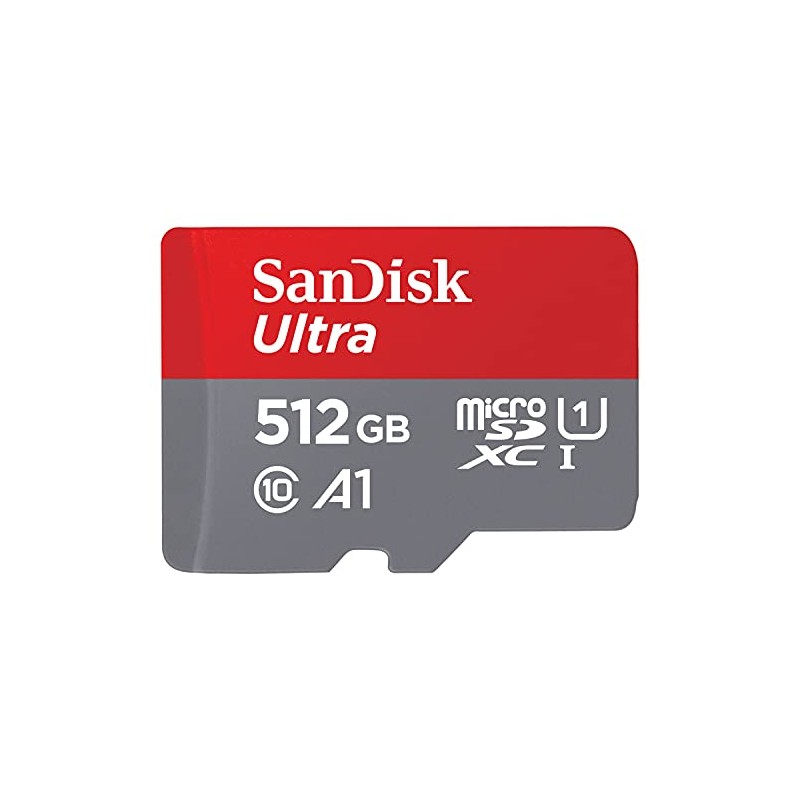 SanDisk Ultra 512GB microSDXC UHS-I Class 10 U1 A1 Memory